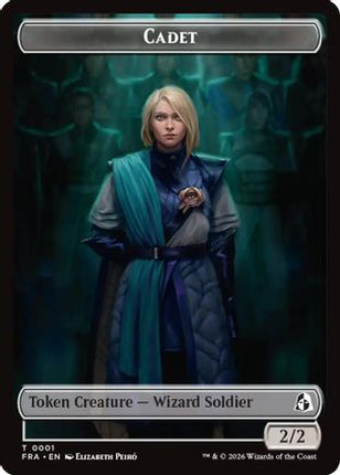 Cadet // Jace Double-Sided Token (1 // 5) [Reality Fracture]
