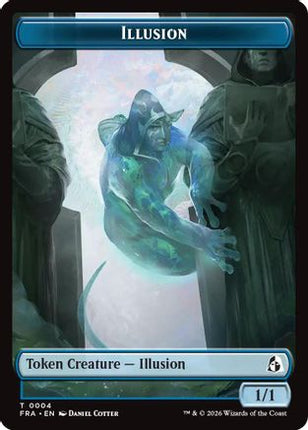 Illusion // Jace Double-Sided Token (4 // 5) [Reality Fracture]