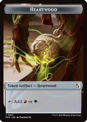 Heartwood // Thopter Double-Sided Token (11 // 14) [Reality Fracture]