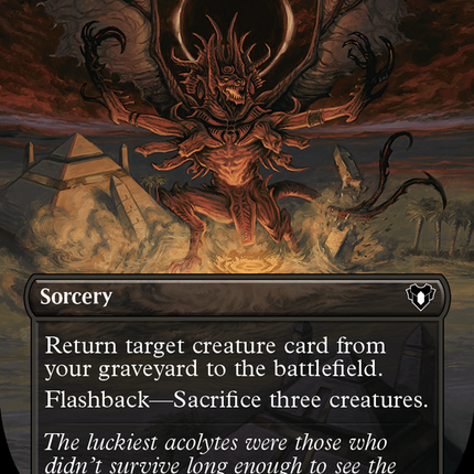 Dread Return (Borderless) [Commander Masters]