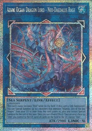 Azure Ocean Dragon Lord - Neo-Daedalus Rage (Starlight Rare)  [BETB-EN046] Beyond the Brave 1st Edition