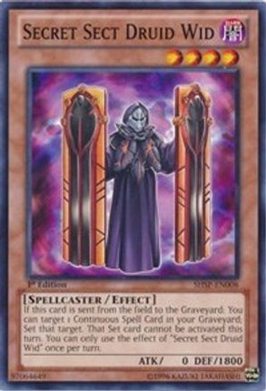 Secret Sect Druid Wid (Common / Short Print) [SHSP-EN008] 1st Edition
