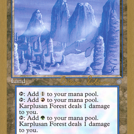 Karplusan Forest [World Championship Decks 1998]
