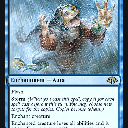Amphibian Downpour [Modern Horizons 3 Promos] Prerelease Foil