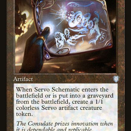 Servo Schematic (Retro) [The Brothers' War Commander]