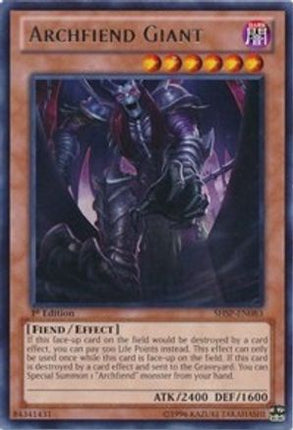 Archfiend Giant (Rare) [SHSP-EN083] Unlimited
