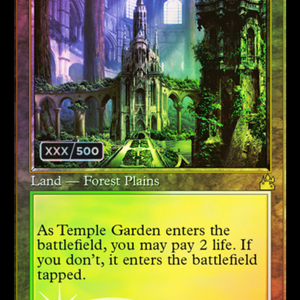 Temple Garden (Retro) [Ravnica Remastered] Serialized Foil