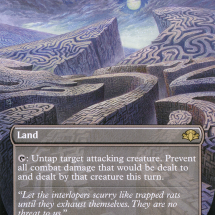 Maze of Ith (Borderless) [Dominaria Remastered]
