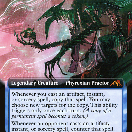 Jin-Gitaxias, Progress Tyrant (Extended Art) [Kamigawa: Neon Dynasty]