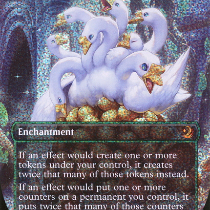 Doubling Season (Borderless) [Wilds of Eldraine: Enchanting Tales] Confetti Foil