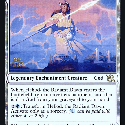 Heliod, the Radiant Dawn // Heliod, the Warped Eclipse [March of the Machine Promos] Prerelease Foil