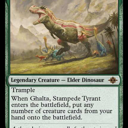 Ghalta, Stampede Tyrant [The Lost Caverns of Ixalan]