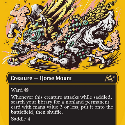 Guardian Sunmare (Borderless) (First-Place Foil) [Aetherdrift] Foil