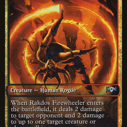Rakdos Firewheeler [Ravnica Allegiance Promos] Foil