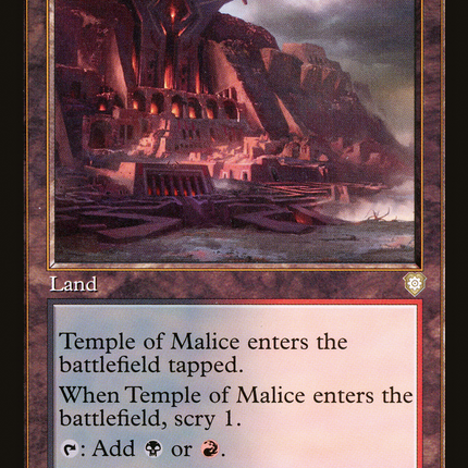 Temple of Malice (Retro) [The Brothers' War Commander]