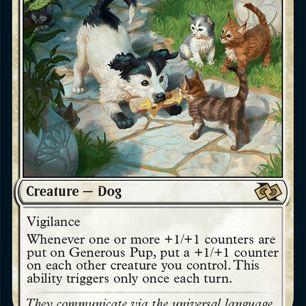 Generous Pup [Foundations Jumpstart] Foil