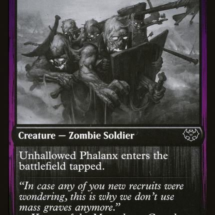 Unhallowed Phalanx [Innistrad: Double Feature]