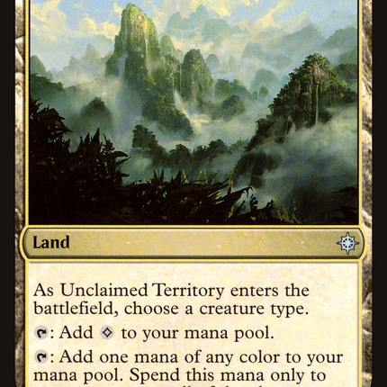 Unclaimed Territory [The List]