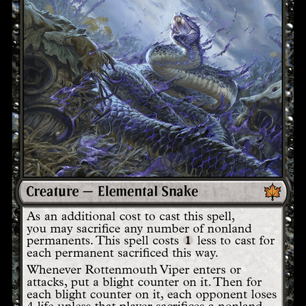 Rottenmouth Viper [Bloomburrow] Foil