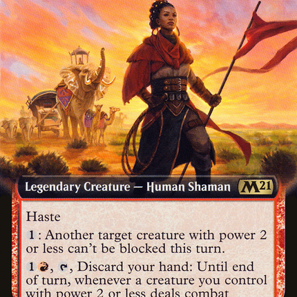 Subira, Tulzidi Caravanner (Extended Art) [Core Set 2021]