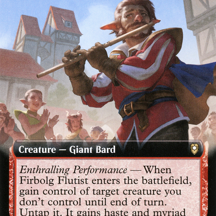 Firbolg Flutist (Extended Art) [Commander Legends: Battle for Baldur's Gate]