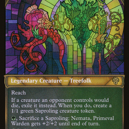 Nemata, Primeval Warden (Showcase) [Dominaria United] Textured Foil