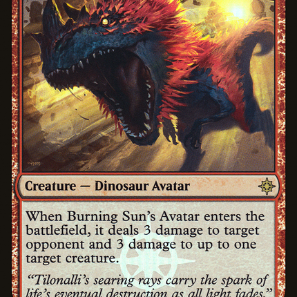 Burning Sun's Avatar [Ixalan Promos] Foil
