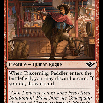 Discerning Peddler [Outlaws of Thunder Junction] Foil
