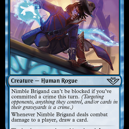 Nimble Brigand [Outlaws of Thunder Junction] Foil