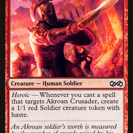 Akroan Crusader [Ultimate Masters]