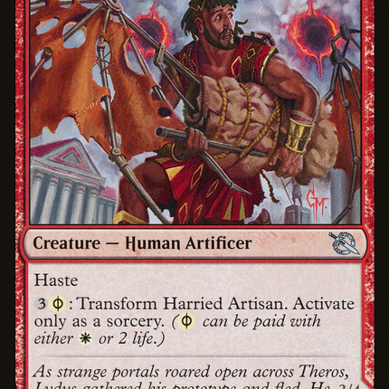Harried Artisan // Phyrexian Skyflayer [March of the Machine]