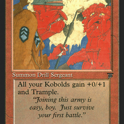 Kobold Drill Sergeant [Legends]