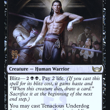 Tenacious Underdog [Streets of New Capenna Promos] Prerelease Foil