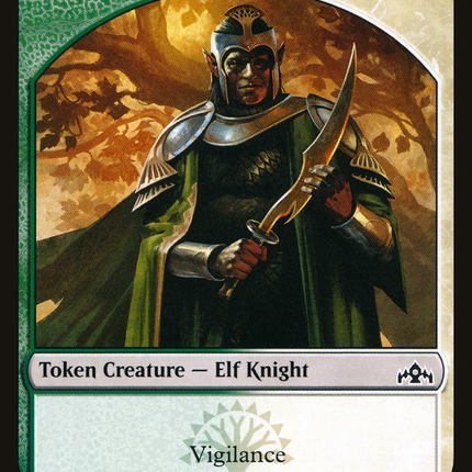 Elf Knight [Guilds of Ravnica Tokens]