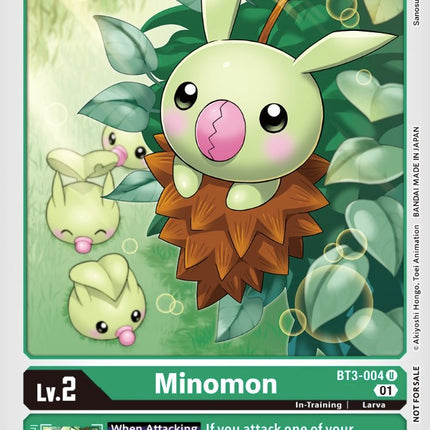 Minomon [BT3-004] (Winner Pack X Record) [Release Special Booster Promos]