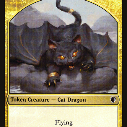 Cat Dragon [Commander 2017 Tokens]