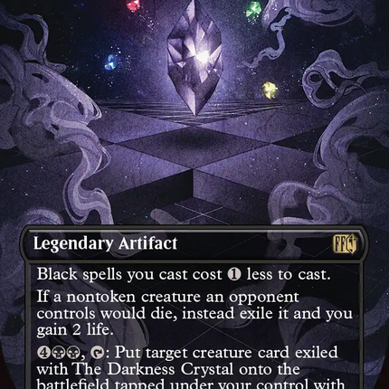 The Darkness Crystal (Borderless) [FINAL FANTASY] Foil