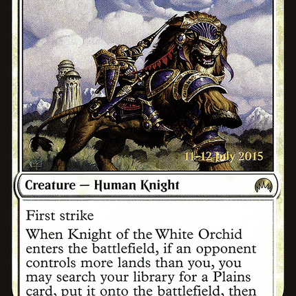 Knight of the White Orchid [Magic Origins Promos] Prerelease Foil
