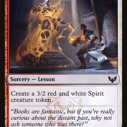 Spirit Summoning (lesson) [Strixhaven: School of Mages]
