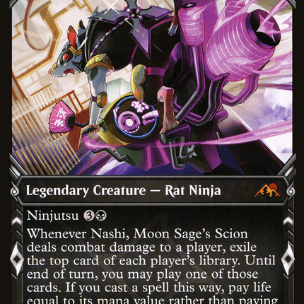 Nashi, Moon Sage's Scion (Showcase) [Kamigawa: Neon Dynasty]