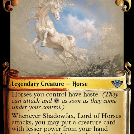 Shadowfax, Lord of Horses (Showcase) [The Lord of the Rings: Tales of Middle-earth]