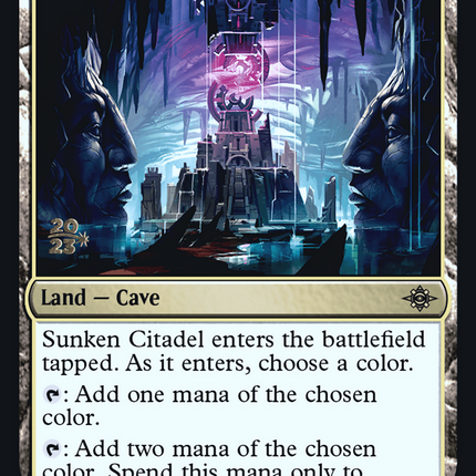 Sunken Citadel [The Lost Caverns of Ixalan Promos] Prerelease Foil