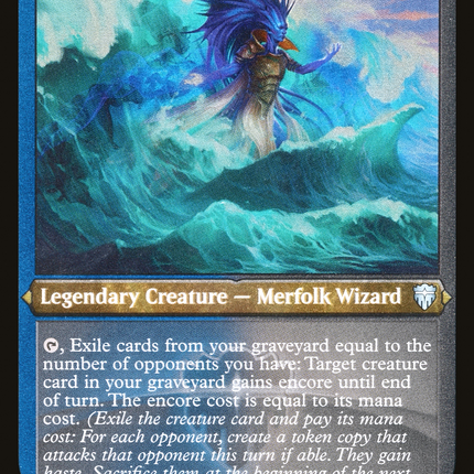 Araumi of the Dead Tide [Commander Legends] Etched Foil