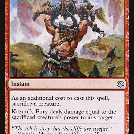 Kazuul's Fury // Kazuul's Cliffs [Zendikar Rising]