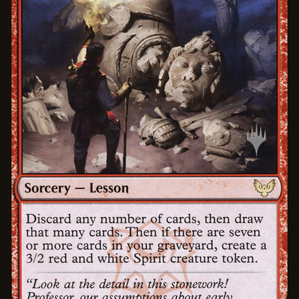 Illuminate History (lesson) [Strixhaven: School of Mages Promos]