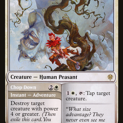 Giant Killer // Chop Down [Throne of Eldraine]