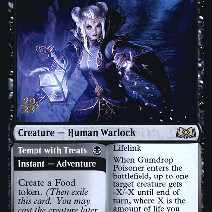 Gumdrop Poisoner // Tempt with Treats [Wilds of Eldraine Promos] Prerelease Foil