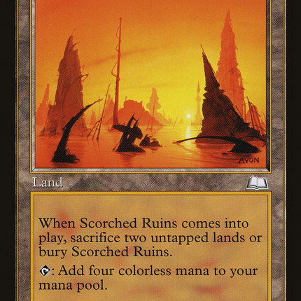 Scorched Ruins [Weatherlight]