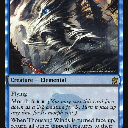 Thousand Winds [Khans of Tarkir Promos] Prerelease Foil