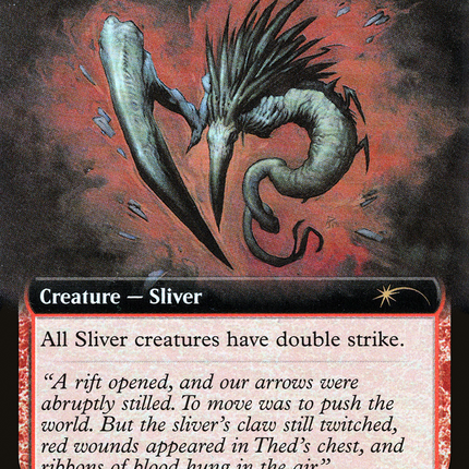 Fury Sliver (Extended Art) [Secret Lair Drop] Foil